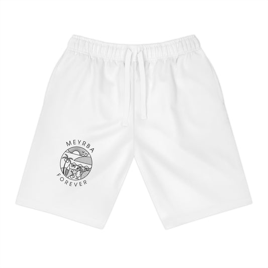 Casual Athletic Shorts with Meyrba Forever Design | Trendy Gym Shorts, Summer Wear, Vacation Essentials, Sporty Style, Comfortable [...]