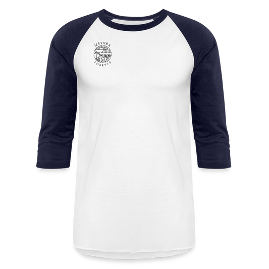 Meyrba Anchor Baseball T-shirt - white/navy