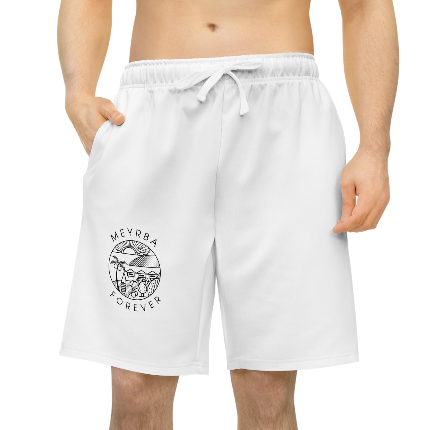 Casual Athletic Shorts with Meyrba Forever Design | Trendy Gym Shorts, Summer Wear, Vacation Essentials, Sporty Style, Comfortable [...]